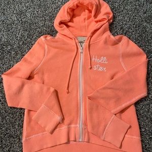 Hollister zip front hoodie